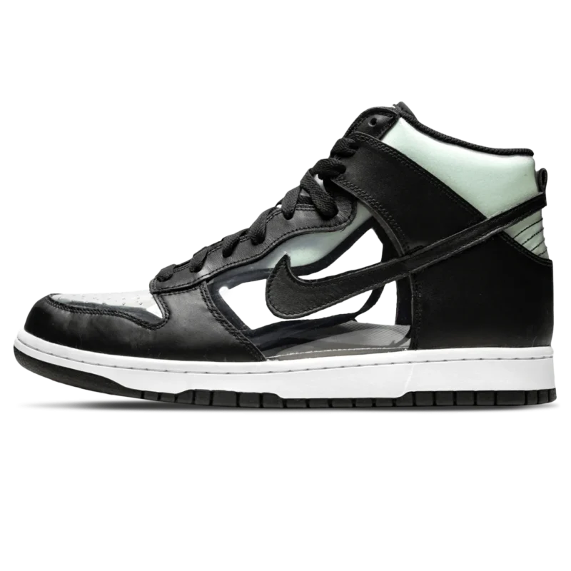 Comme Des Garons X Nike Dunk High Retro Clear