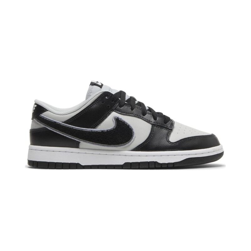 Dunk Low Chenille Swoosh – Black Grey Fog Dq7683-001