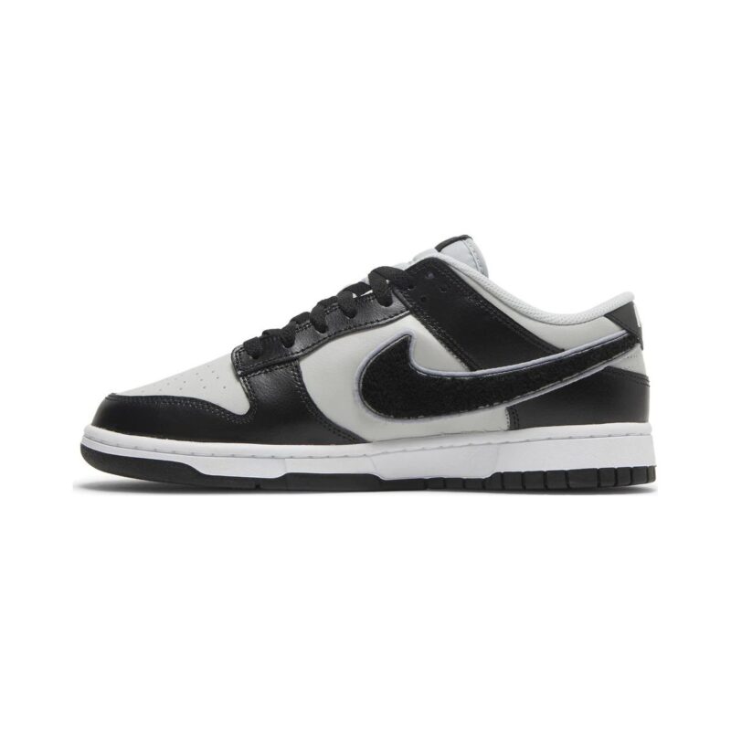 Dunk Low Chenille Swoosh – Black Grey Fog Dq7683-001