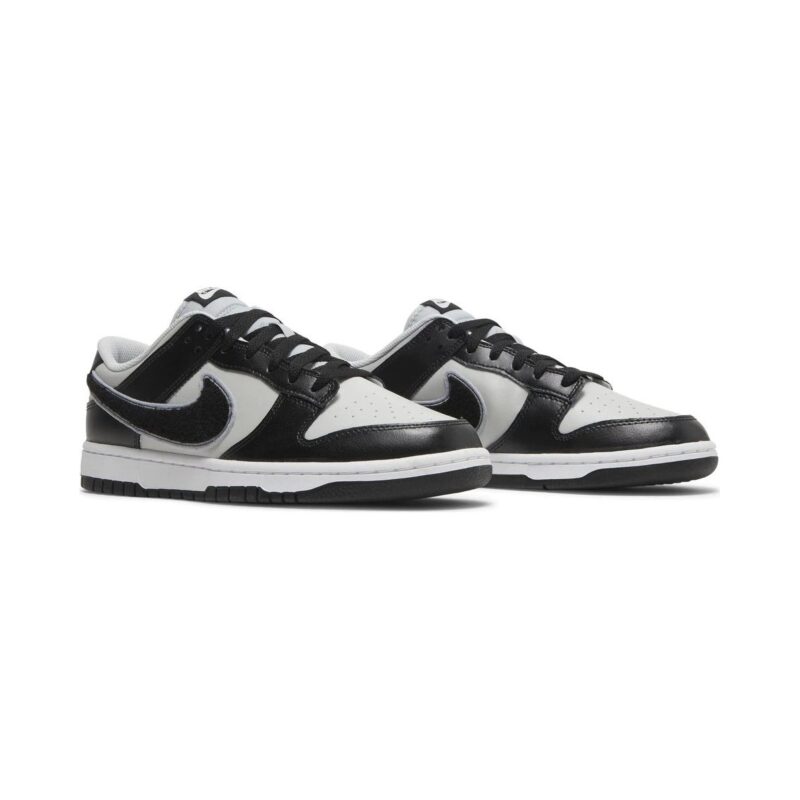 Dunk Low Chenille Swoosh – Black Grey Fog Dq7683-001