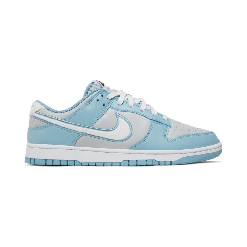 Dunk Low Fleece Swoosh Light Blue Fb1871-011