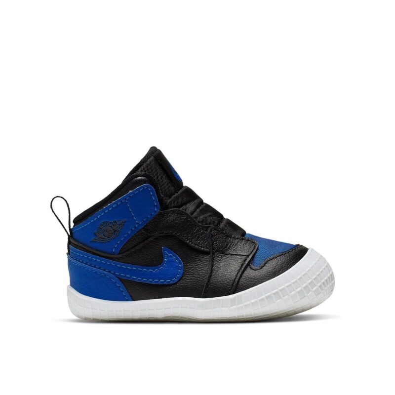 Jordan 1 Crib Bootie Black/Varsity Royal-White (At3745 007)