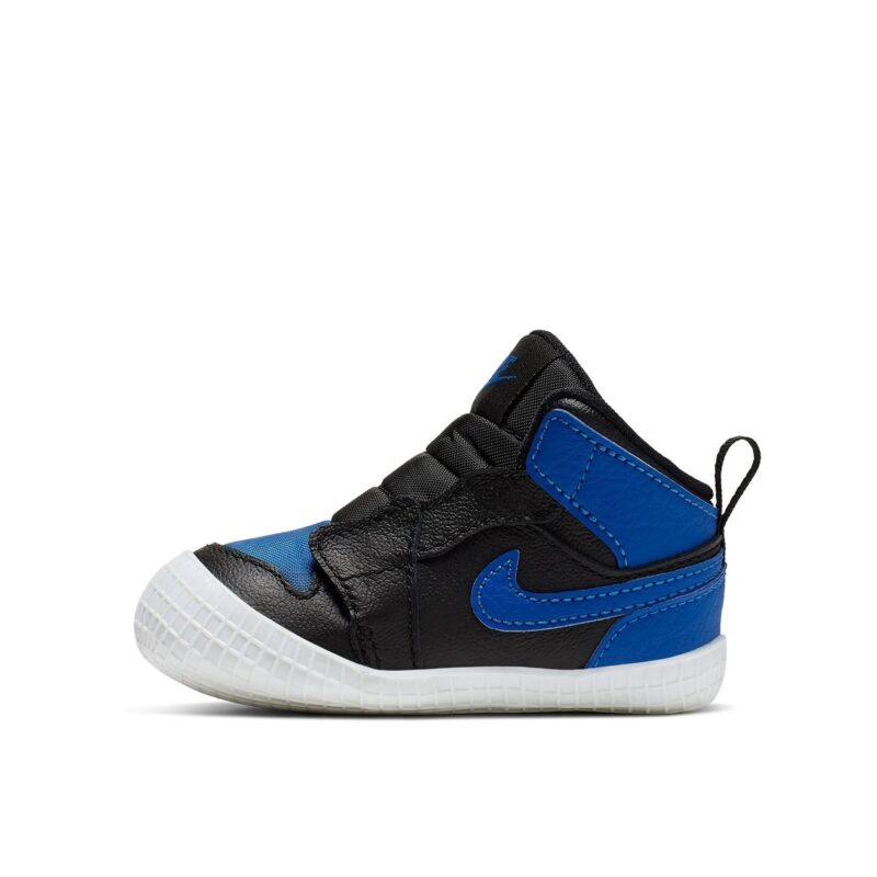 Jordan 1 Crib Bootie Black/Varsity Royal-White (At3745 007)