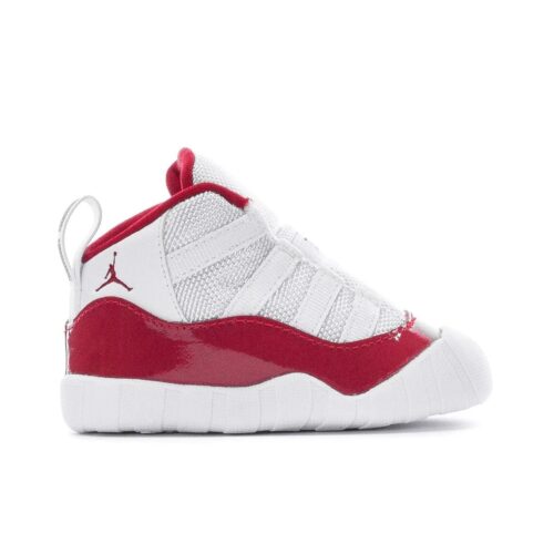 Jordan 11 Crib Bootie Cherry White/Varsity Red-Black (Ci6165 116)