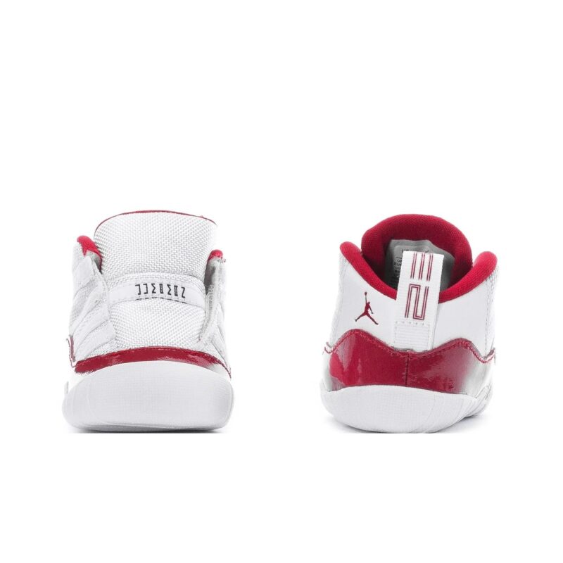 Jordan 11 Crib Bootie Cherry White/Varsity Red-Black (Ci6165 116)