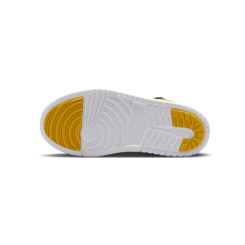 Little Kids Jordan 1 Low Alt Black/Yellow Ochre-White (Dr9748 072)