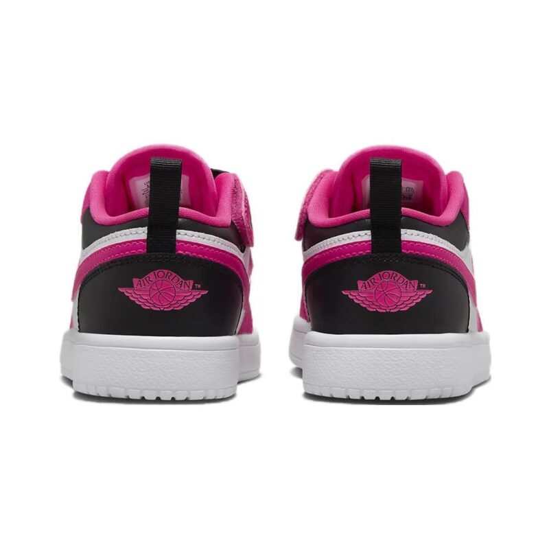 Little Kids Jordan 1 Low Alt White/Fierce Pink-Black (Dz6958 160)