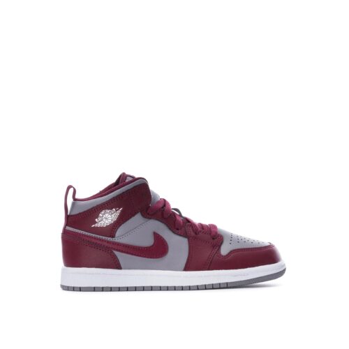 Little Kids Jordan 1 Mid Cherrywood Red/White (Dq8424 615)