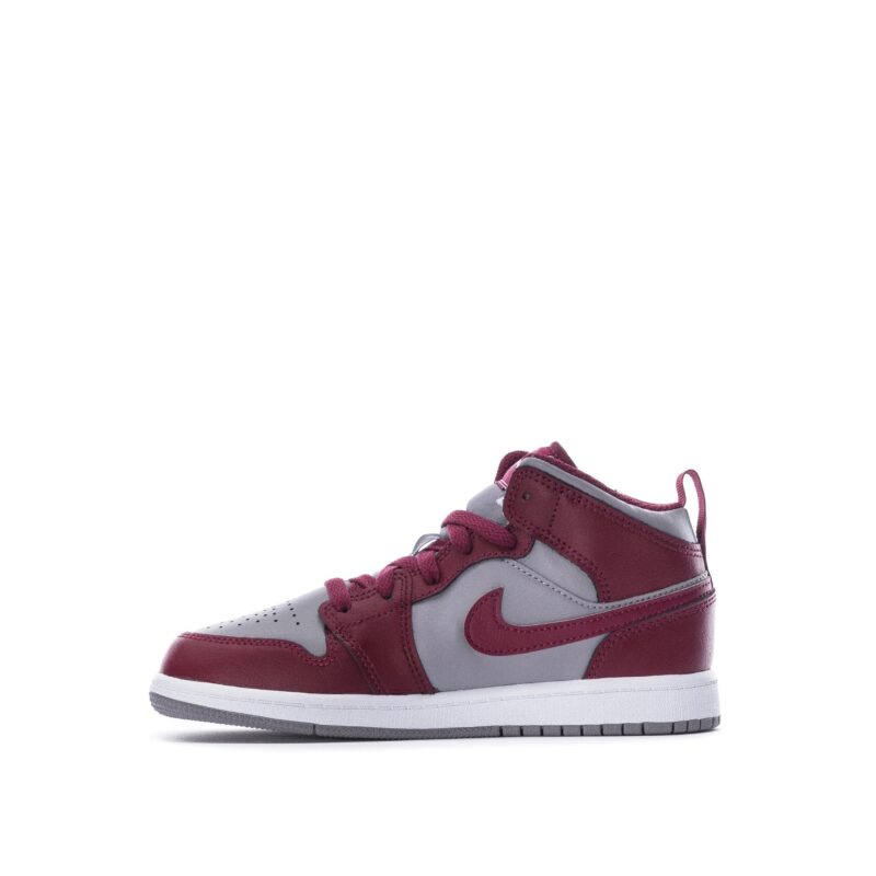 Little Kids Jordan 1 Mid Cherrywood Red/White (Dq8424 615)