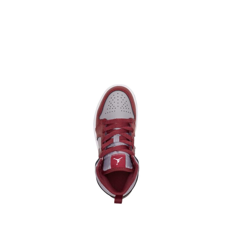 Little Kids Jordan 1 Mid Cherrywood Red/White (Dq8424 615)