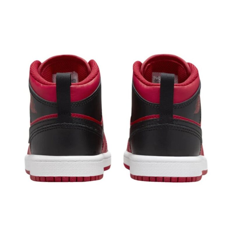 Little Kids Jordan 1 Mid Reverse Bred Gym Red/Black-White (640734 660)