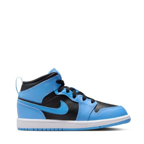 Little Kids Jordan 1 Mid University Blue/Black-White (Dq8424 401)