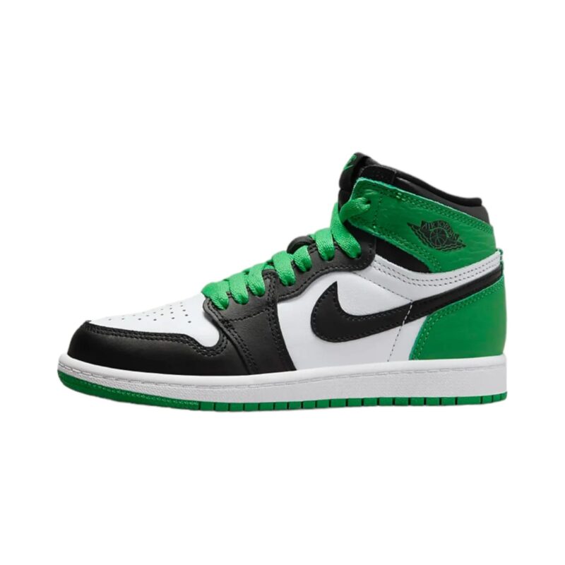 Little Kids Jordan 1 Retro High Og Black/Lucky Green-White (Fd1412 031)