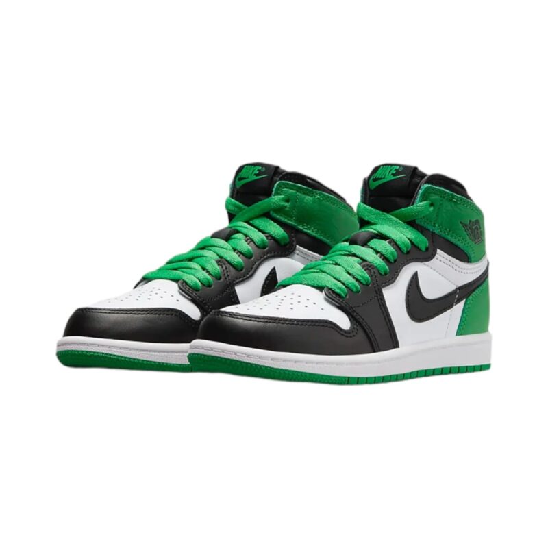 Little Kids Jordan 1 Retro High Og Black/Lucky Green-White (Fd1412 031)