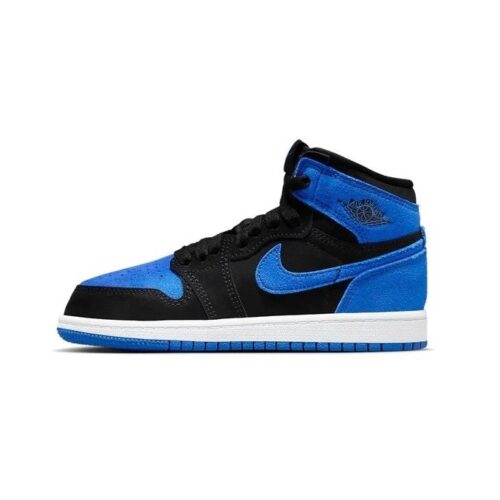 Little Kids Jordan 1 Retro High Og Black/Royal Blue-White (Fd1412 042)