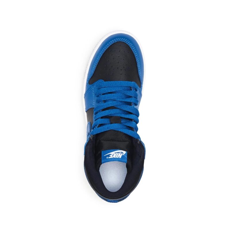 Little Kids Jordan 1 Retro High Og Dk Marina Blue/Black-White (Aq2664 404)