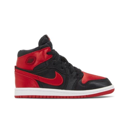 Little Kids Jordan 1 Retro High Og Satin Bred Blk/U Red-Wht (Fd5304 061)