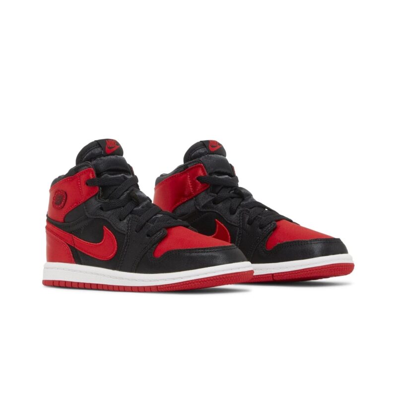 Little Kids Jordan 1 Retro High Og Satin Bred Blk/U Red-Wht (Fd5304 061)