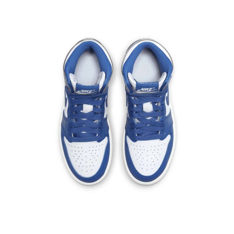 Little Kids Jordan 1 Retro High Og True Blue/White-Cement Grey (Fd1412 410)