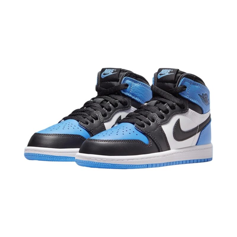 Little Kids Jordan 1 Retro High Og Unc Toe Uni Blue/Blk-Wht (Fd1412 400)