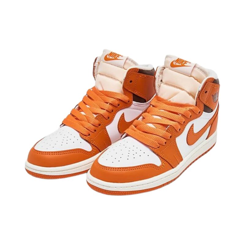 Little Kids Jordan 1 Retro High Og White/Starfish-Cacao Wow-Sail (Cu0449 101)