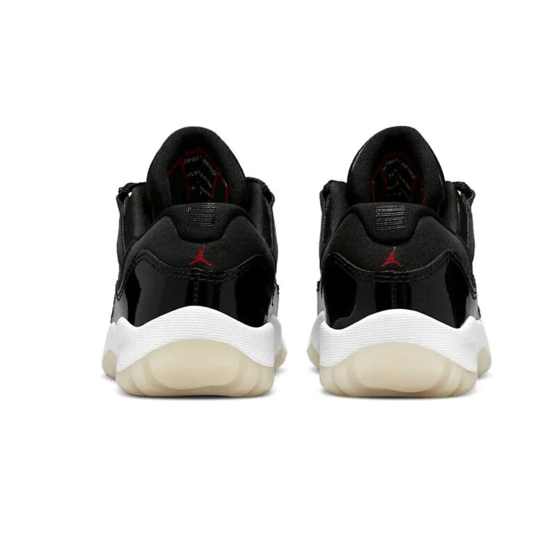 Little Kids Jordan 11 Retro Low 72-10 Black/Gym Red-White-Sail (505835 001)