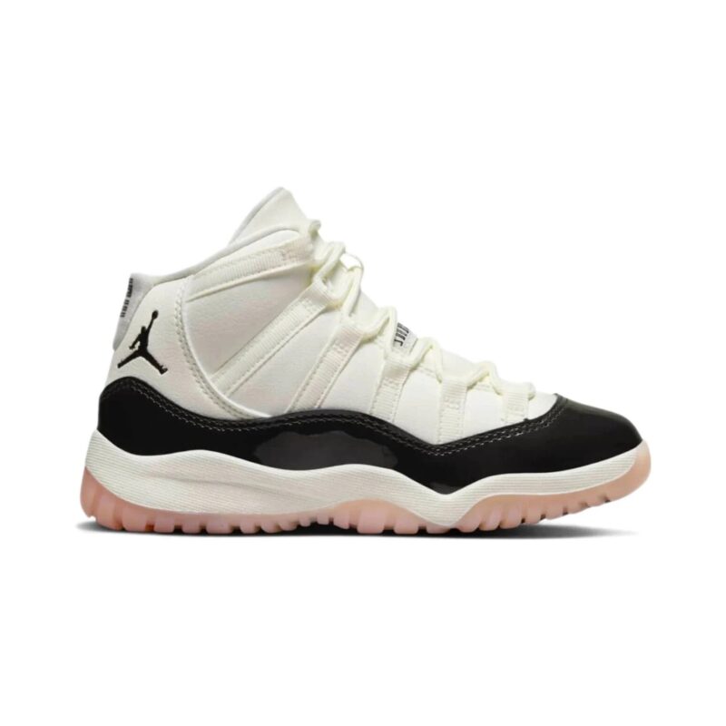 Little Kids Jordan 11 Retro Sail/Velvet Brown-Atmosphere (Do3857 101)