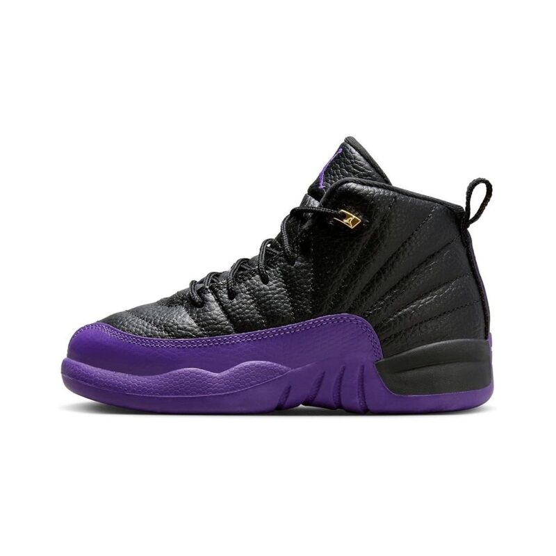 Little Kids Jordan 12 Retro Black/Field Purple (151186 057)