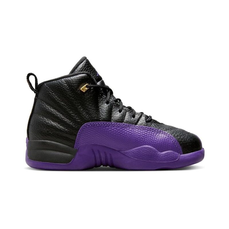 Little Kids Jordan 12 Retro Black/Field Purple (151186 057)