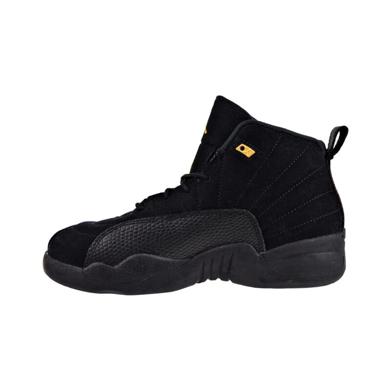 Little Kids Jordan 12 Retro Black Taxi Black/Taxi (151186 071)