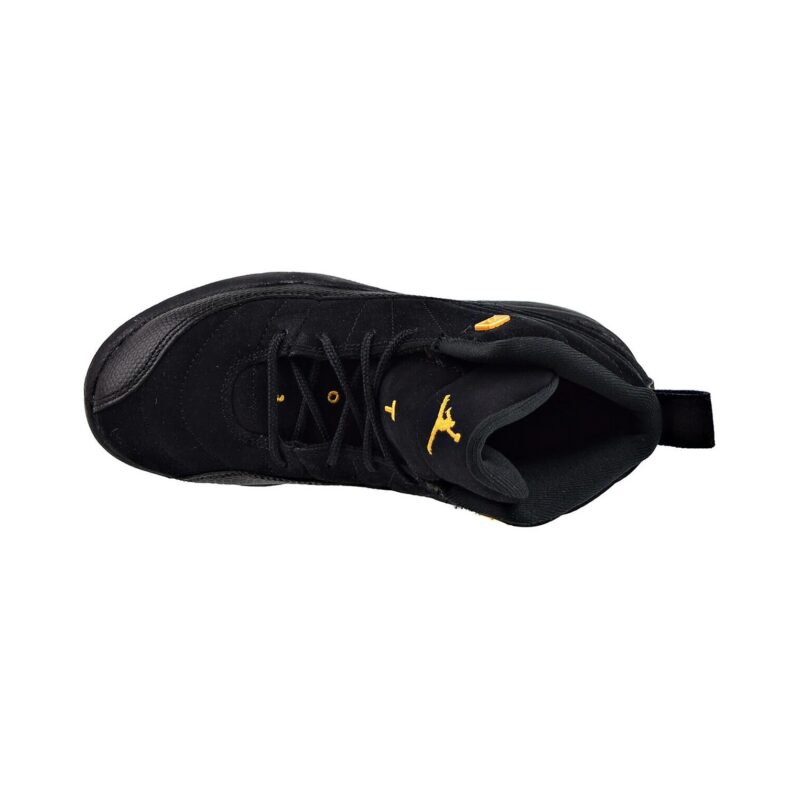 Little Kids Jordan 12 Retro Black Taxi Black/Taxi (151186 071)