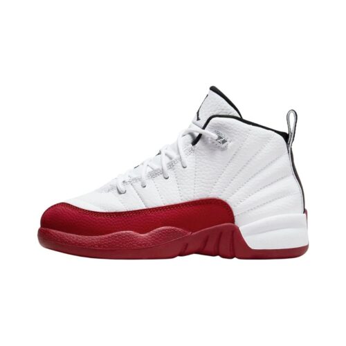 Little Kids Jordan 12 Retro Cherry White/Black-Varsity Red (151186 116)