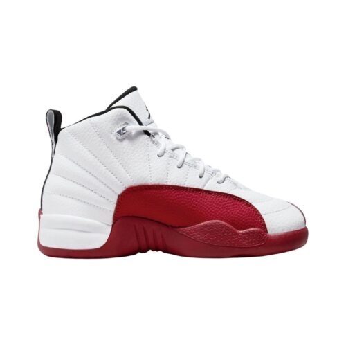 Little Kids Jordan 12 Retro Cherry White/Black-Varsity Red (151186 116)