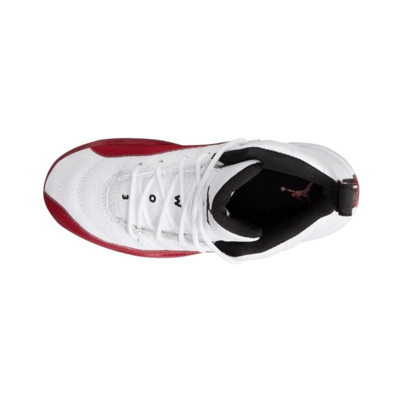 Little Kids Jordan 12 Retro Cherry White/Black-Varsity Red (151186 116)