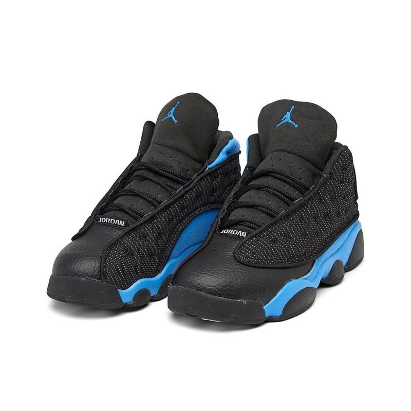 Little Kids Jordan 13 Retro Black/University Blue-White (414575 041)