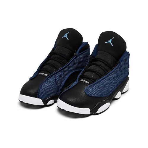 Little Kids Jordan 13 Retro Brave Blue Navy/University Blue-Blk (414575 400)