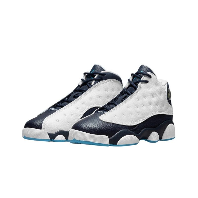 Little Kids Jordan 13 Retro Obsidian White/Dk Powder Blue-Multi (Dj3005 144)