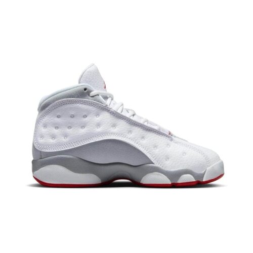 Little Kids Jordan 13 Retro White/True Red-Wolf Grey (Dj3005 160)