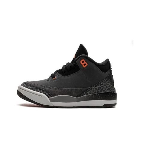 Little Kids Jordan 3 Retro Fear Night Stadium/Total Orange (Dm0966 080)