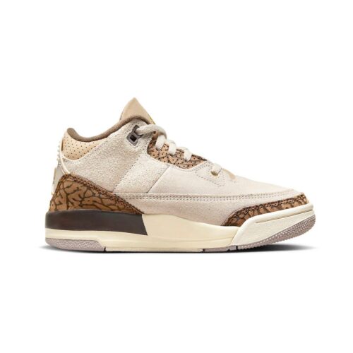 Little Kids Jordan 3 Retro Palomino Lt Brn/Metallic Gold (Dm0966 102)