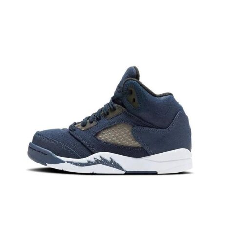 Little Kids Jordan 5 Retro Se Georgetown Midnight Navy/Black (Fn5453 400)