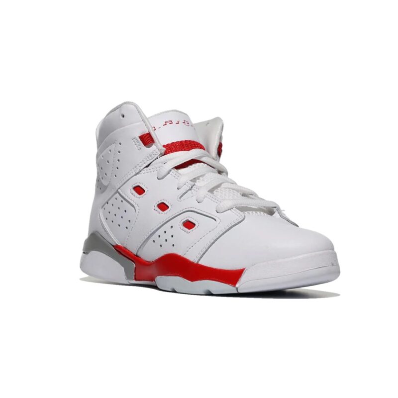 Little Kids Jordan 6-17-23 White/University Red (Dm1160 106)