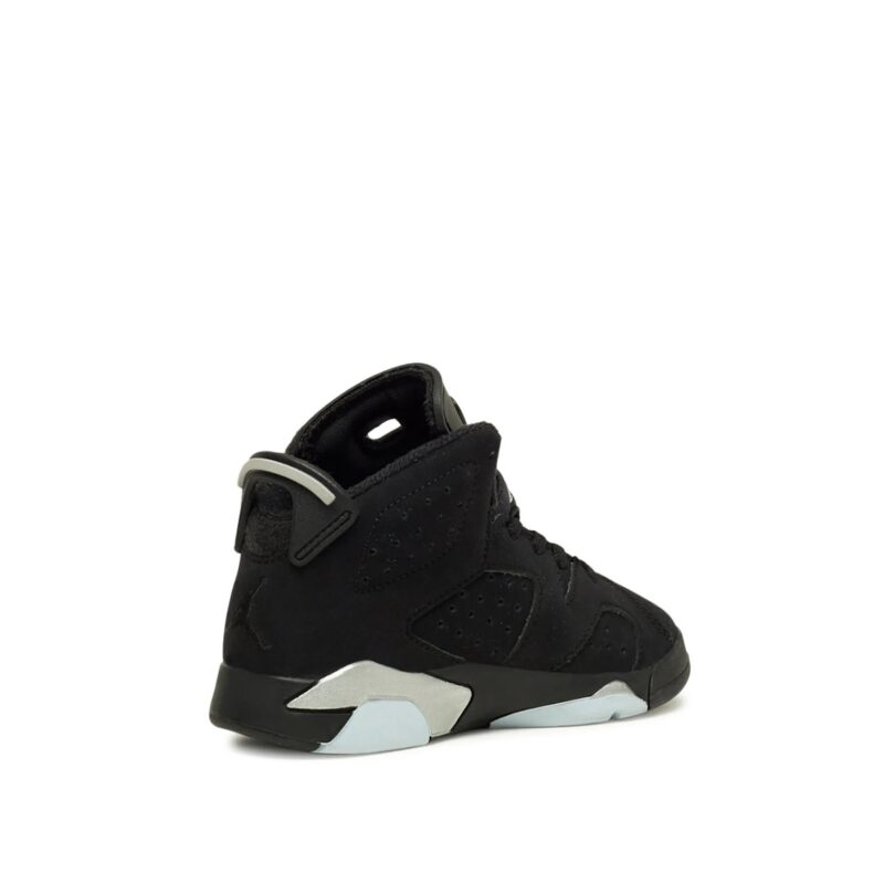 Little Kids Jordan 6 Retro Black Chrome Blk/Metallic Silver-Blk (Dx6178 001)