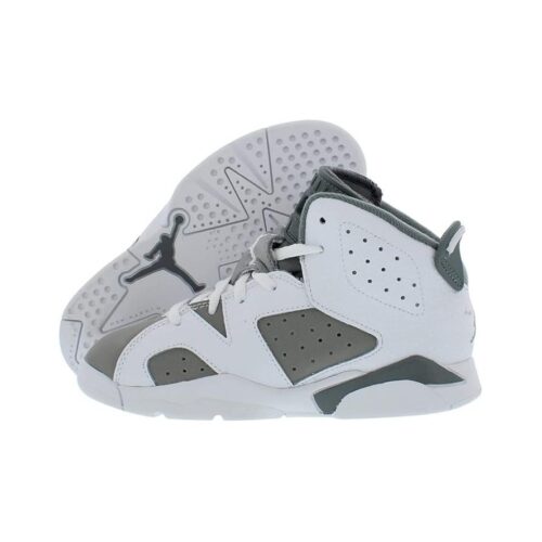 Little Kids Jordan 6 Retro Cool Grey White/Medium Gry-Cool Gry (Dv3605 100)