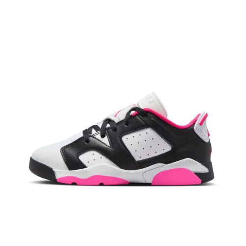 Little Kids Jordan 6 Retro Low Black/Fierce Pink-White (Dv3528 061)