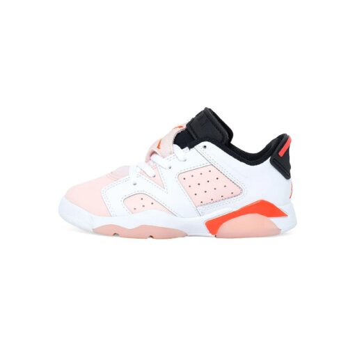 Little Kids Jordan 6 Retro Low White/Atmosphere-Infrared 23 (Dv3528 102)