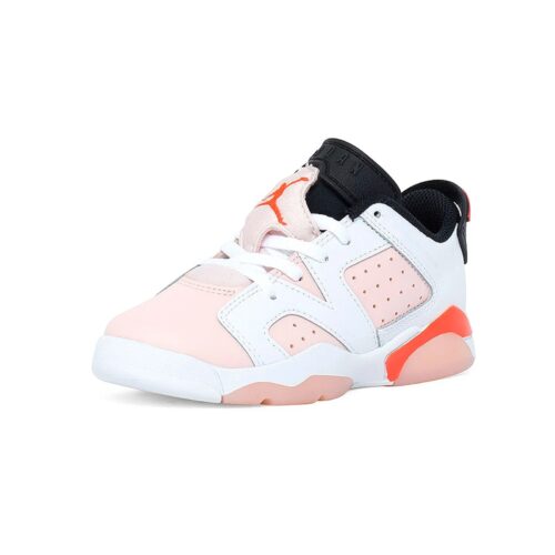 Little Kids Jordan 6 Retro Low White/Atmosphere-Infrared 23 (Dv3528 102)