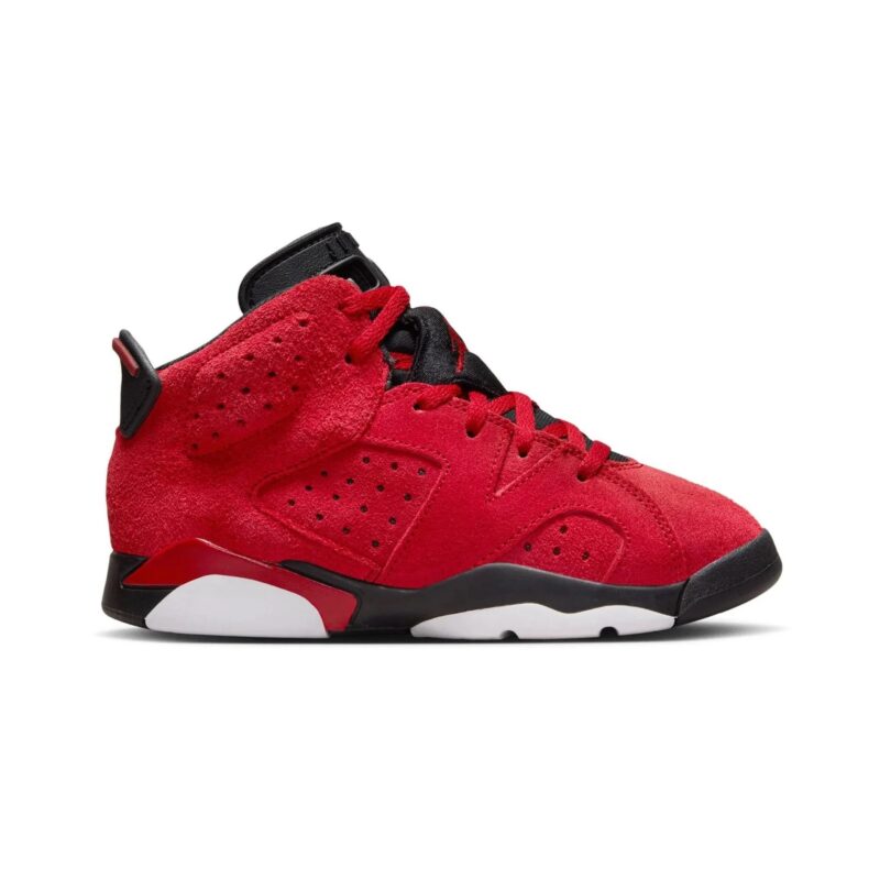 Little Kids Jordan 6 Retro Toro Bravo Varsity Red/Black (Dv3605 600)