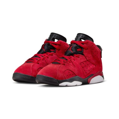 Little Kids Jordan 6 Retro Toro Bravo Varsity Red/Black (Dv3605 600)