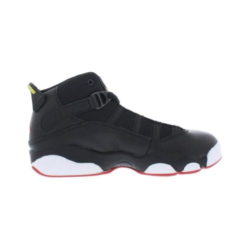 Little Kids Jordan 6 Rings Black/University Red-White (323432 063)